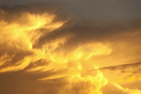 Flaming Sky Stock Image Image Of Flaming Orange Sunset 3869977