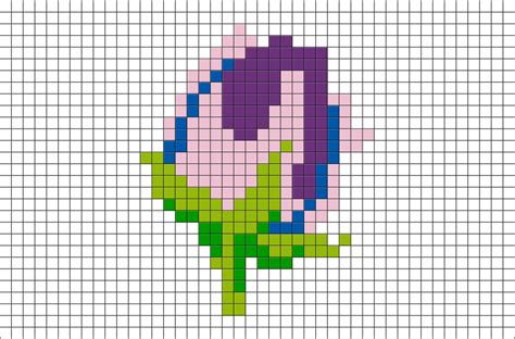 Tulip Pixel Art Pixel Art Art Tulips