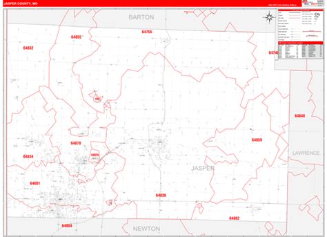 Maps Of Jasper County Missouri