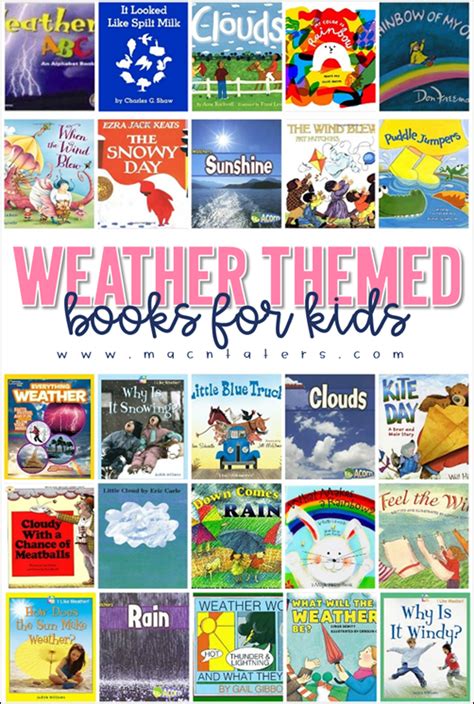 Weather Themed Books For Kids Lets Playlearngrow