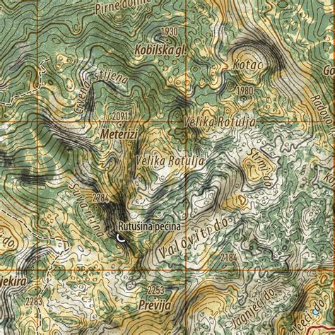Durmitor Mountaineering Map Planinarska Mapa By Geoforma Fze Avenza