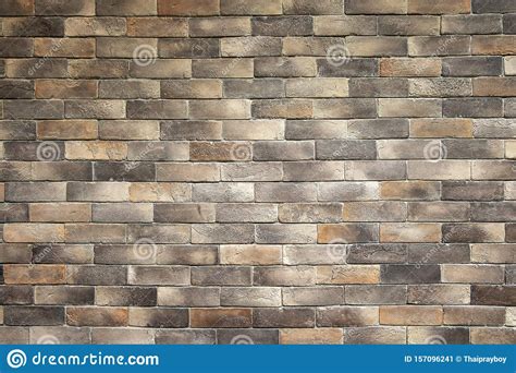 Old Decoration Style Brown Brick Wall Texture Background Stock Image Image Of Decoration