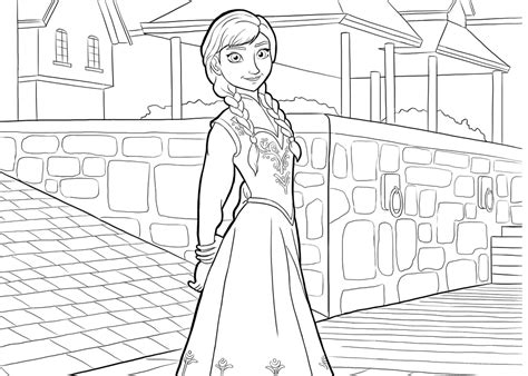 Frozen para colorear, pintar e imprimir