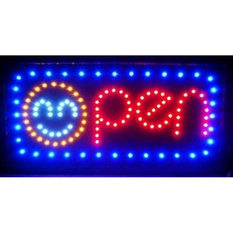 Led Neon Light Animated Motion Open Business Sign L01