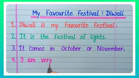 10 Line Essay On My Favourite Festival L My Favourite Festival Essay L