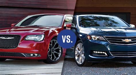 Comparison 2018 Chrysler 300 Vs 2018 Chevrolet Impala Mcgovern