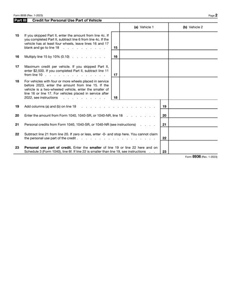 Irs Form 8936 Download Fillable Pdf Or Fill Online Qualified Plug In