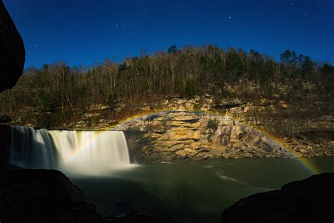 The Moonbow Of Cumberland Falls Ky A Moonbow Or Lunar Rainbow Is