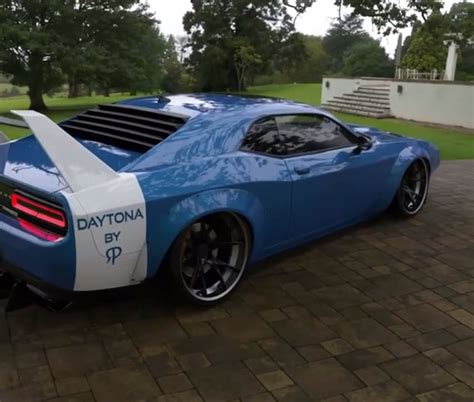 Dodge Challenger Daytona Combines Streamlining With Modern Muscle Autoevolution Tech For