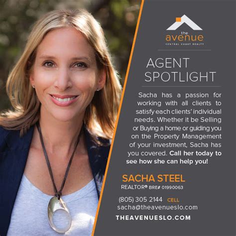Agent Spotlight The Avenue Central Coast Realty Best Real Estate