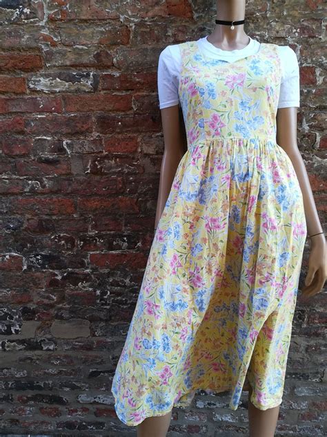 Vintage Laura Ashley Floral Dress 90s Dress Midi Dress Etsy UK
