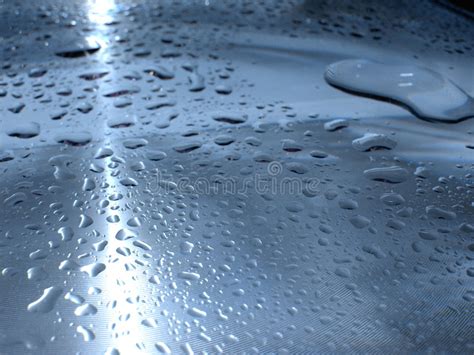 Niebieska Powietrza Kropli Wody Obraz Stock Obraz Z O Onej Z Woda