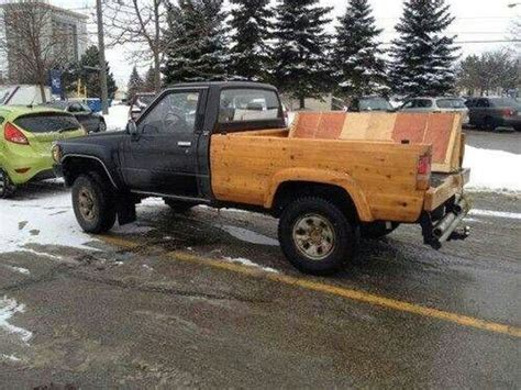 Now Thats A Wood Bed I Can Appreciate Pickup Trucks Bed Wooden