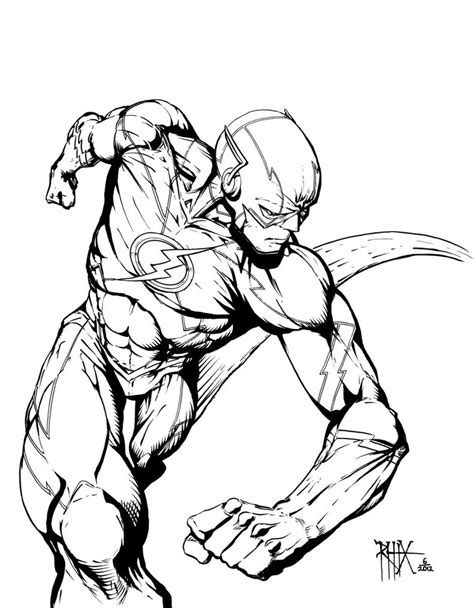Flash Justice League Coloring Pages Clip Art Library