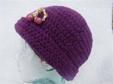 Purple Knit Hat Covey Art