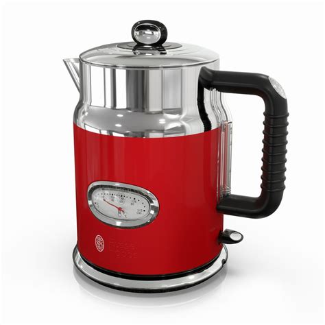 Russell Hobbs Retro Style 17l Electric Kettle Red Ke5550rdr