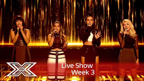 four of diamonds take on who are you in the sing off results show the x factor uk 2016