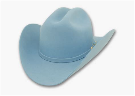 Light Blue Suede Cowboy Hat Hd Png Download Kindpng