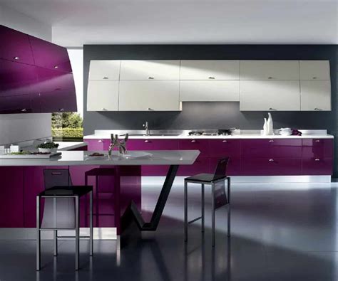 Interior Design Trends 2017 Purple Kitchen