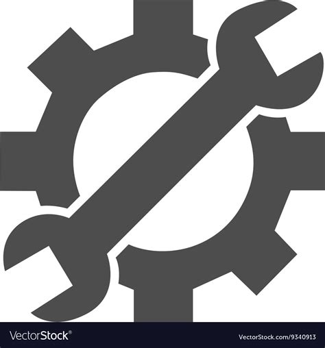 Developer Tools Flat Icon Royalty Free Vector Image