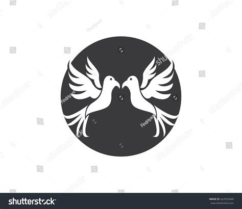 Two Birds Logo Stock Vector Royalty Free 622925048 Shutterstock
