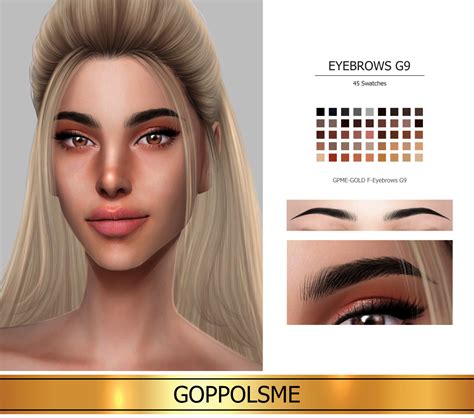 Goppols Me Gpme Gold F Eyebrows G9 Download At Goppolsme