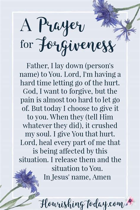 How To Forgive When You Cant Forget Prayer For Forgiveness