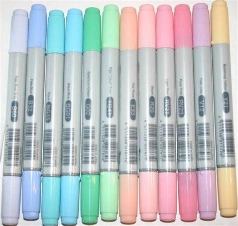 Copic Ciao Markers Spring Pastel Colors Lot Of 12 Copic Marker Art