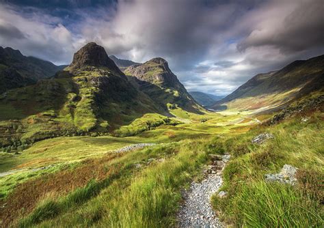 The Three Sisters Of Glencoe Highlands Of Scotland Digital Art By