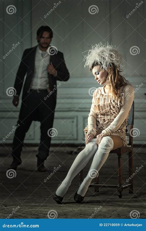 Woman Seduces Her Husband Royalty Free Stock Images Image 22710059