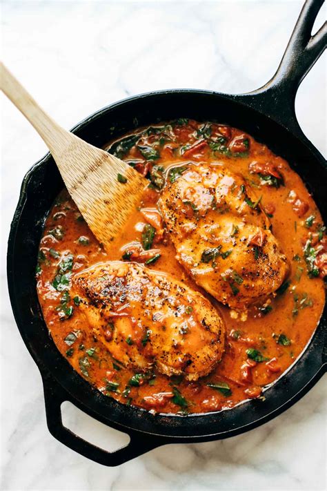 Here's everything you need to throw this quick chicken recipe together: Garlic Basil Chicken with Tomato Butter Sauce Recipe ...