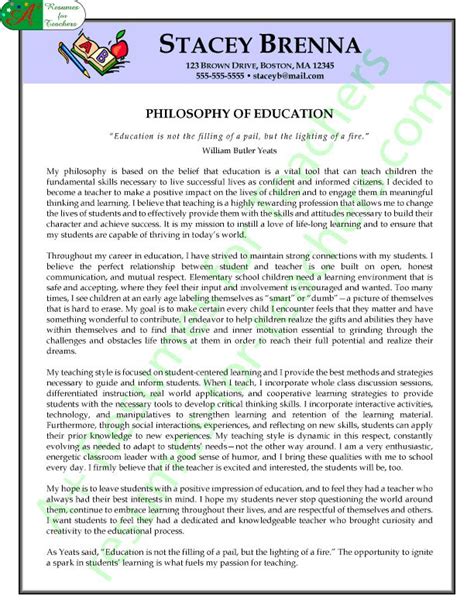 Teaching Philosophy Examples Showing Passion And Beliefs Teaching Philosophy Statement