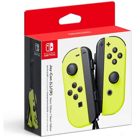 Nintendo Switch Joy Con Pair Neon Yellow