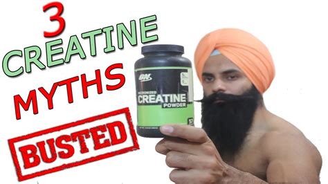 3 Myths About Creatine Usage Busted With Science Youtube