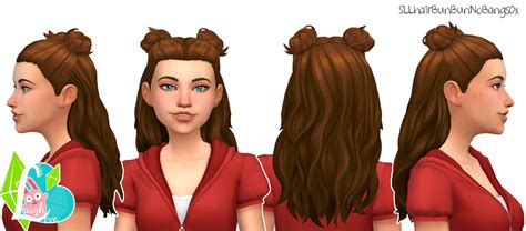 My Sims 4 Blog Bunbun Hair For Females By Simlaughlove