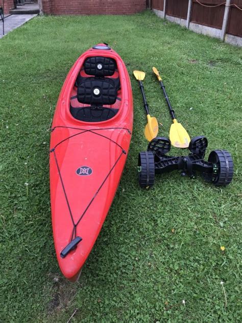 Kayak Perception Prodigy Ii 145ft Tandem Double With Paddles And