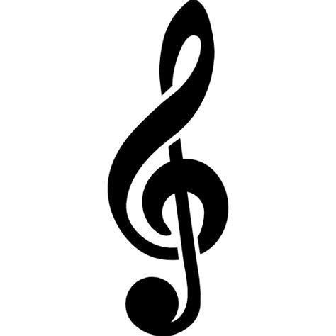 Treble Clef Free Icons Designed By Freepik Music Notes Drawing Music