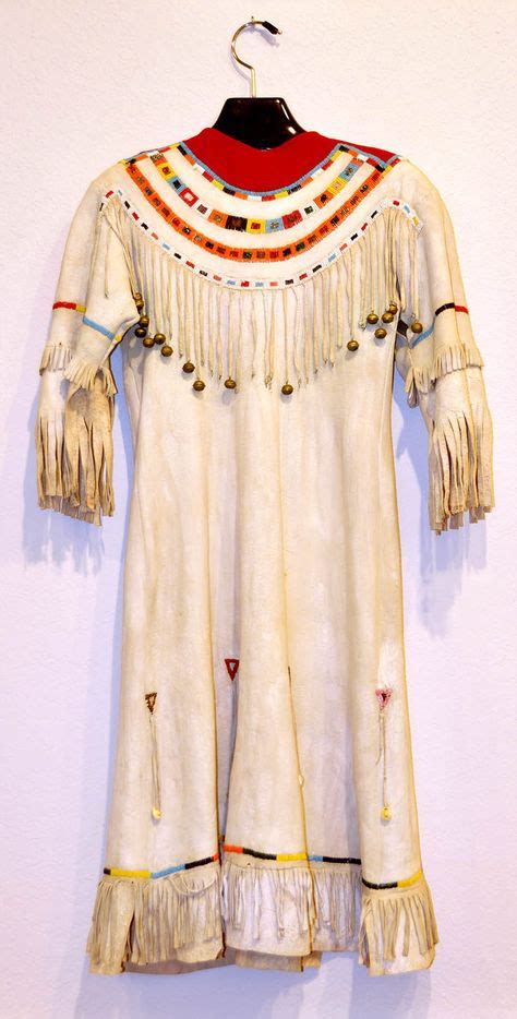 717 Apache Girl S Ceremonial Two Piece Puberty Dress On Pinterest Long Fringes Steel And
