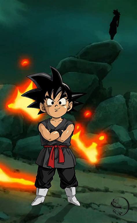 He is voiced by masako nozawa in the japanese version of the anime, by the late kirby morrow in the ocean english dub, and by sean schemmel in the funimation english dub. Black Goku niño | Goku black, Anime dragon ball, Anime