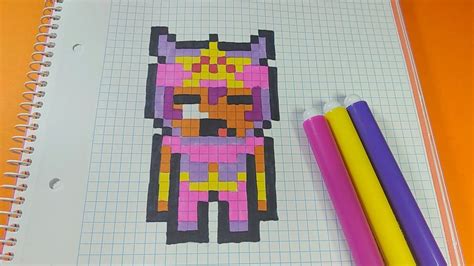 Dibujos Cuadriculados De Brawl Stars Faciles