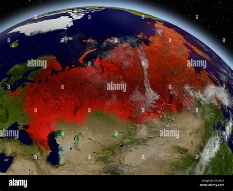 Russia Satellite Map Stock Photos Russia Satellite Map Stock Images Alamy