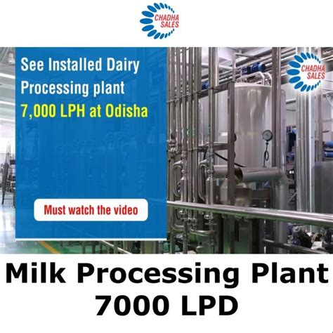Mini Dairy Plant At Best Price In India
