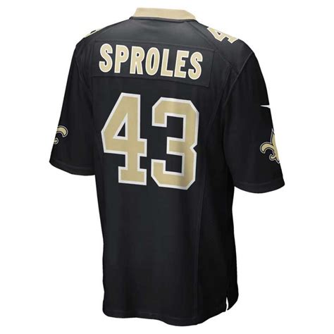 Nike Mens Darren Sproles New Orleans Saints Game Jersey In Black For
