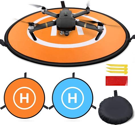 Buy Mmobiel Universal Drone Landing Pad Waterproof Helipad Cm Inch Double Sided Orange