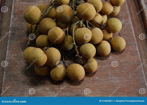 Longan Fruit On The Wood Stock Image Image Of Lungan 51862851