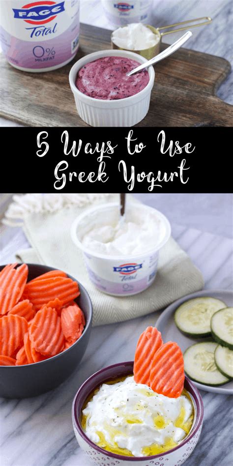 5 Ways To Use Greek Yogurt I Heart Vegetables