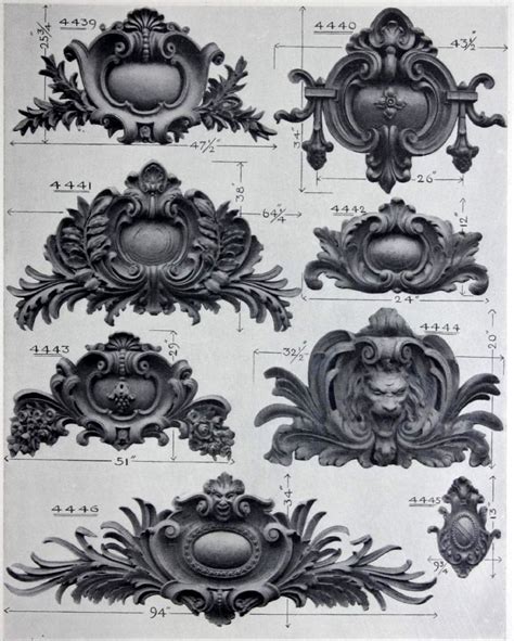 Archimaps — Designs For Architectural Cartouches Baroque Architecture