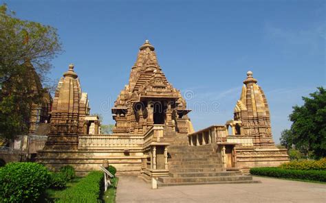 Khajuraho Temple Group Of Monuments In India With Erotic
