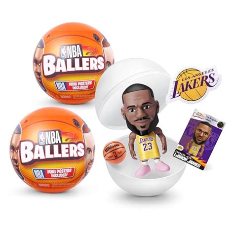 5 Surprise Nba Ballers Series 1 2 Pack Toy Mystery Capsule Figurine