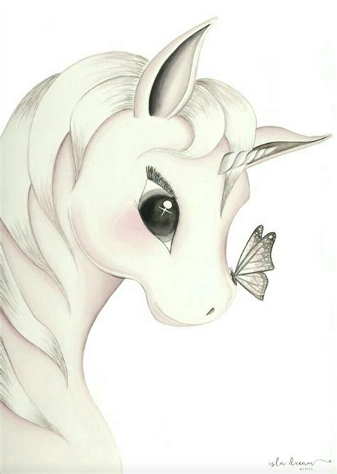 Pin By Pia Nielsen On Paintdraw Unicorn Painting Cute Drawings
